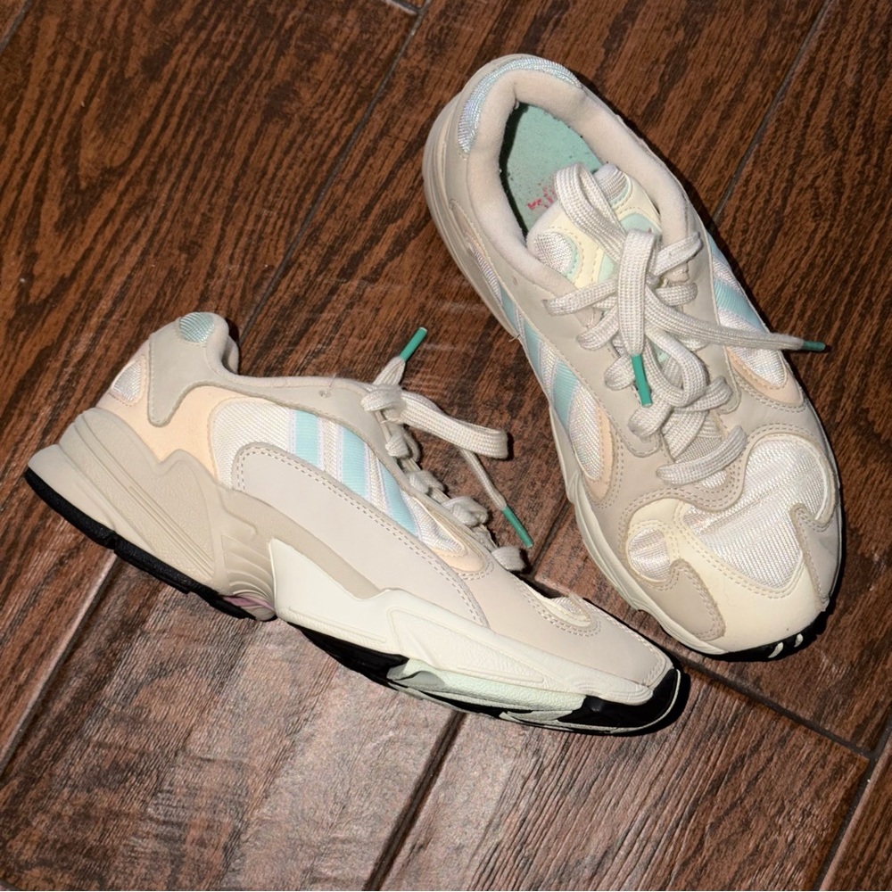 Adidas Yung-1 Off White Ice Mint Sneakers
